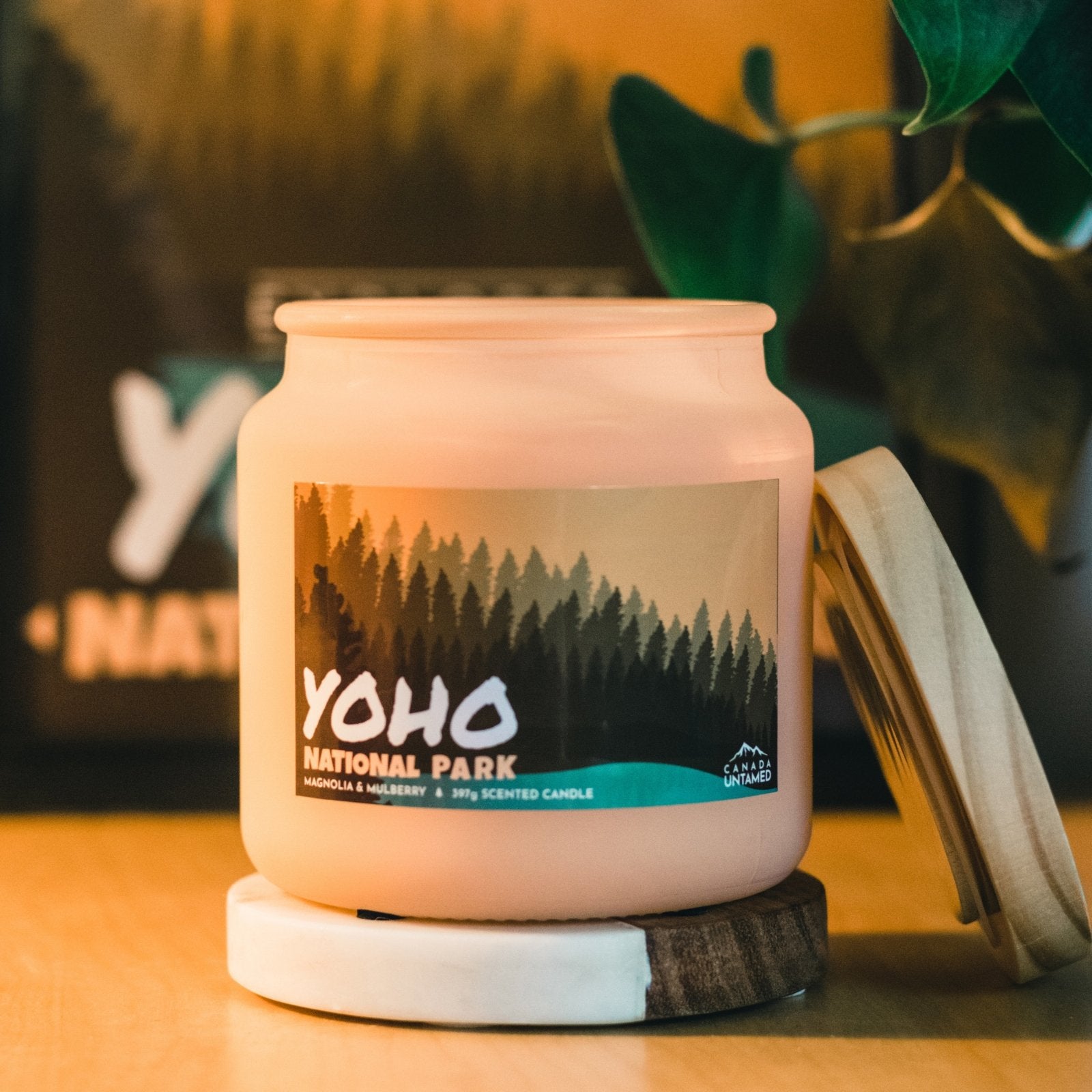 Yoho National Park 'MAGNOLIA & MULBERRY' Scented Candle, Canada Parks