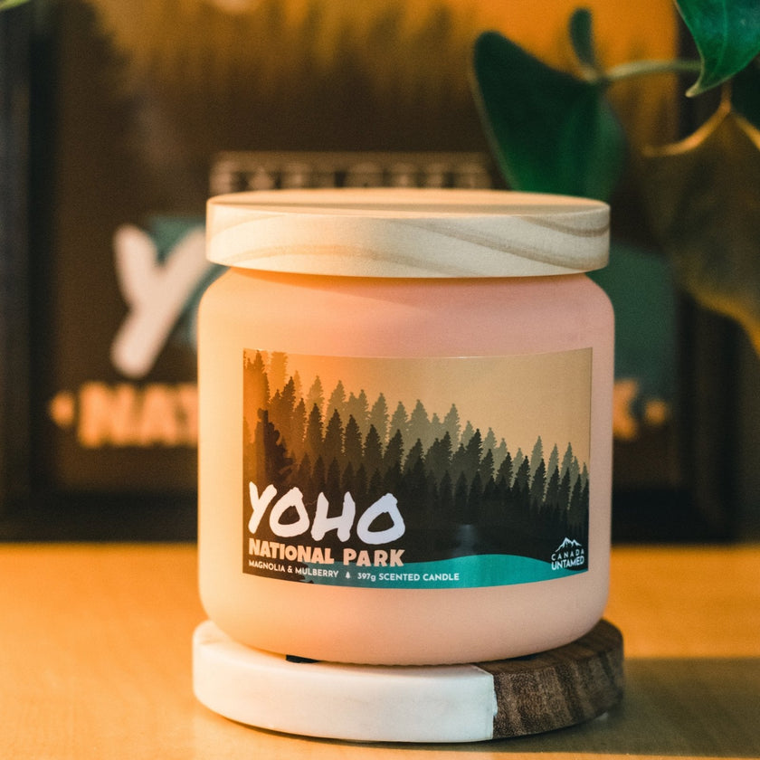 Yoho National Park 'MAGNOLIA & MULBERRY' Scented Candle, Canada Parks