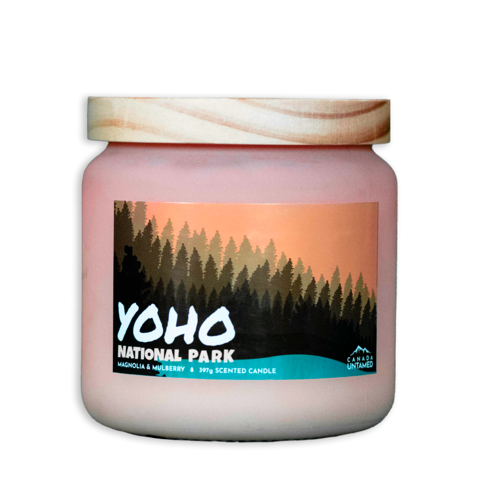 Yoho National Park 'MAGNOLIA & MULBERRY' Scented Candle, Canada Parks