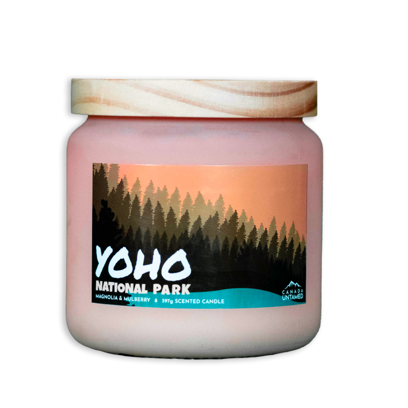 Yoho National Park 'MAGNOLIA & MULBERRY' Scented Candle, Canada Parks