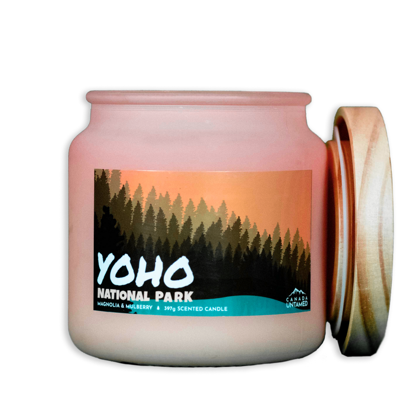 Yoho National Park 'MAGNOLIA & MULBERRY' Scented Candle, Canada Parks