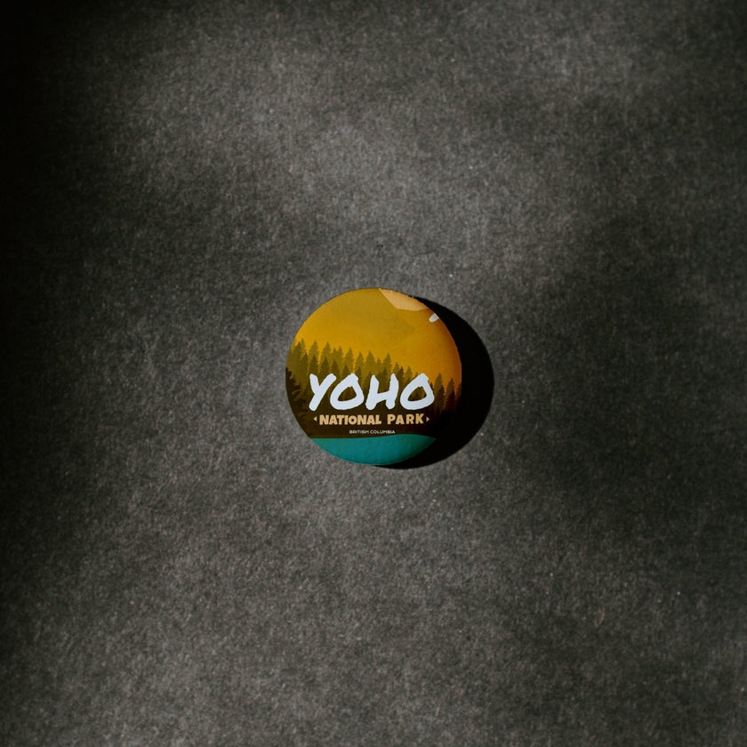 Yoho National Park of Canada Pinback Button, Canada Parks
