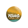 Yoho National Park of Canada Pinback Button, Canada Parks