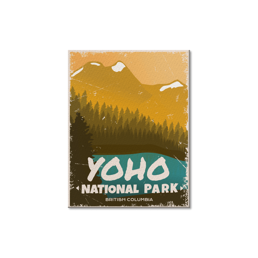 Yoho National Park of Canada Postcard, Canada Parks