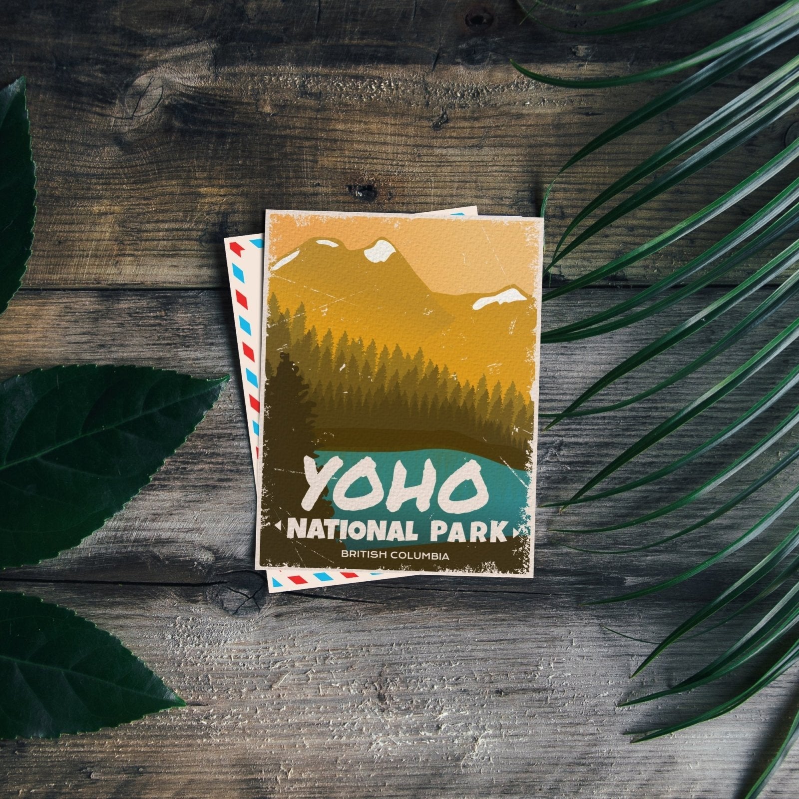 Yoho National Park of Canada Postcard, Canada Parks