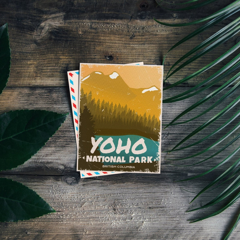 Yoho National Park of Canada Postcard, Canada Parks