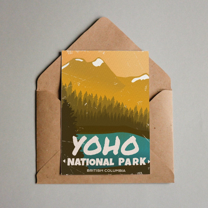 Yoho National Park of Canada Postcard, Canada Parks