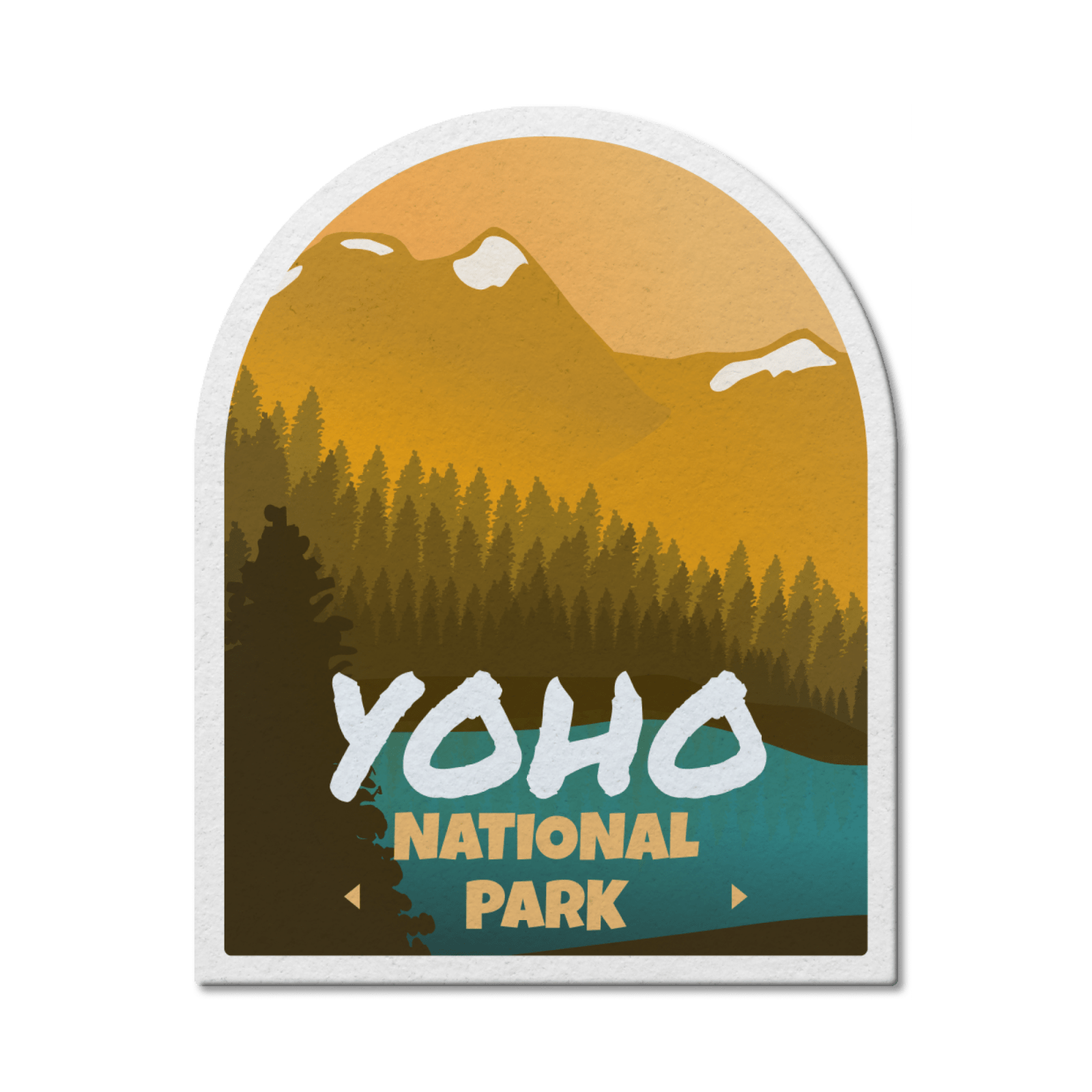 Yoho National Park of Canada Waterproof Vinyl Sticker, Canada Parks