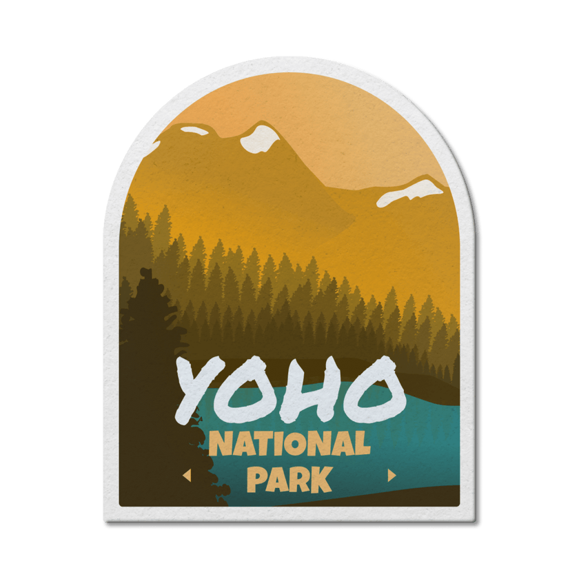 Yoho National Park of Canada Waterproof Vinyl Sticker, Canada Parks