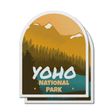 Yoho National Park of Canada Waterproof Vinyl Sticker, Canada Parks