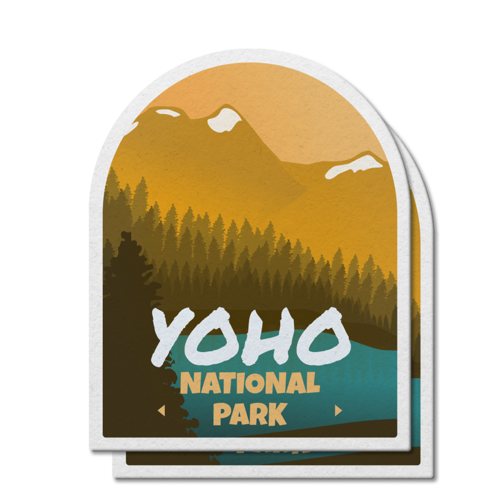 Yoho National Park of Canada Waterproof Vinyl Sticker, Canada Parks