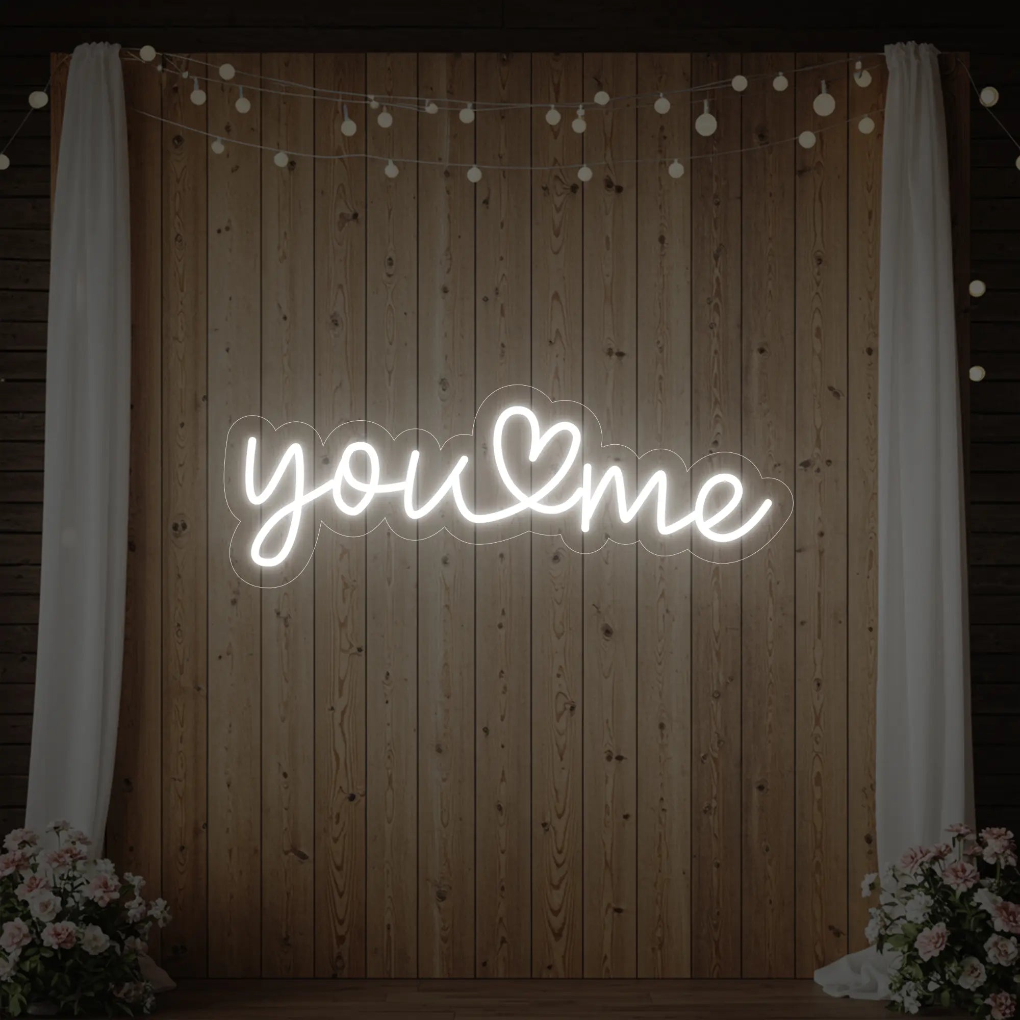 You Heart Me Neon Sign
