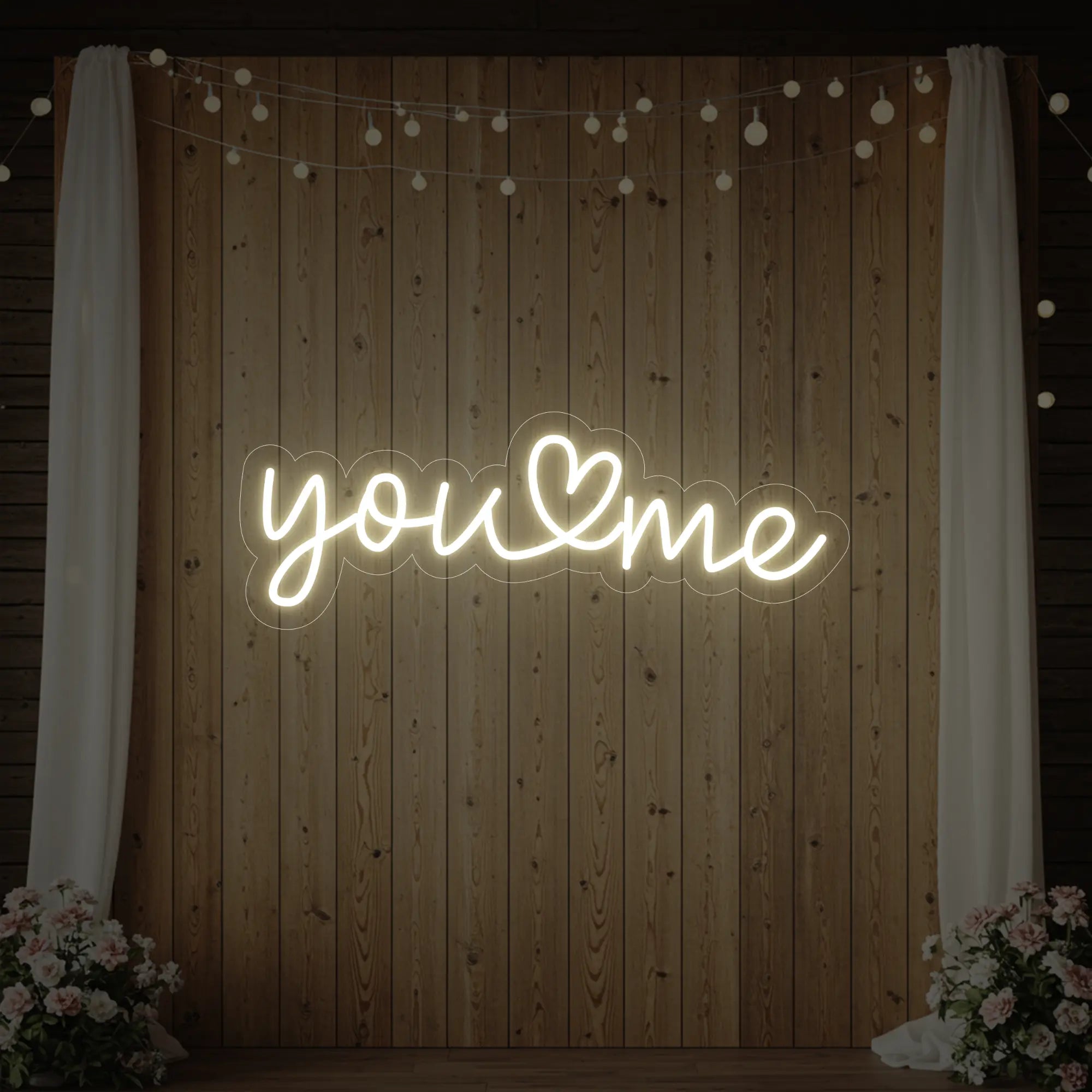 You Heart Me Neon Sign