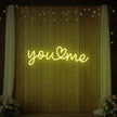 You Heart Me Neon Sign