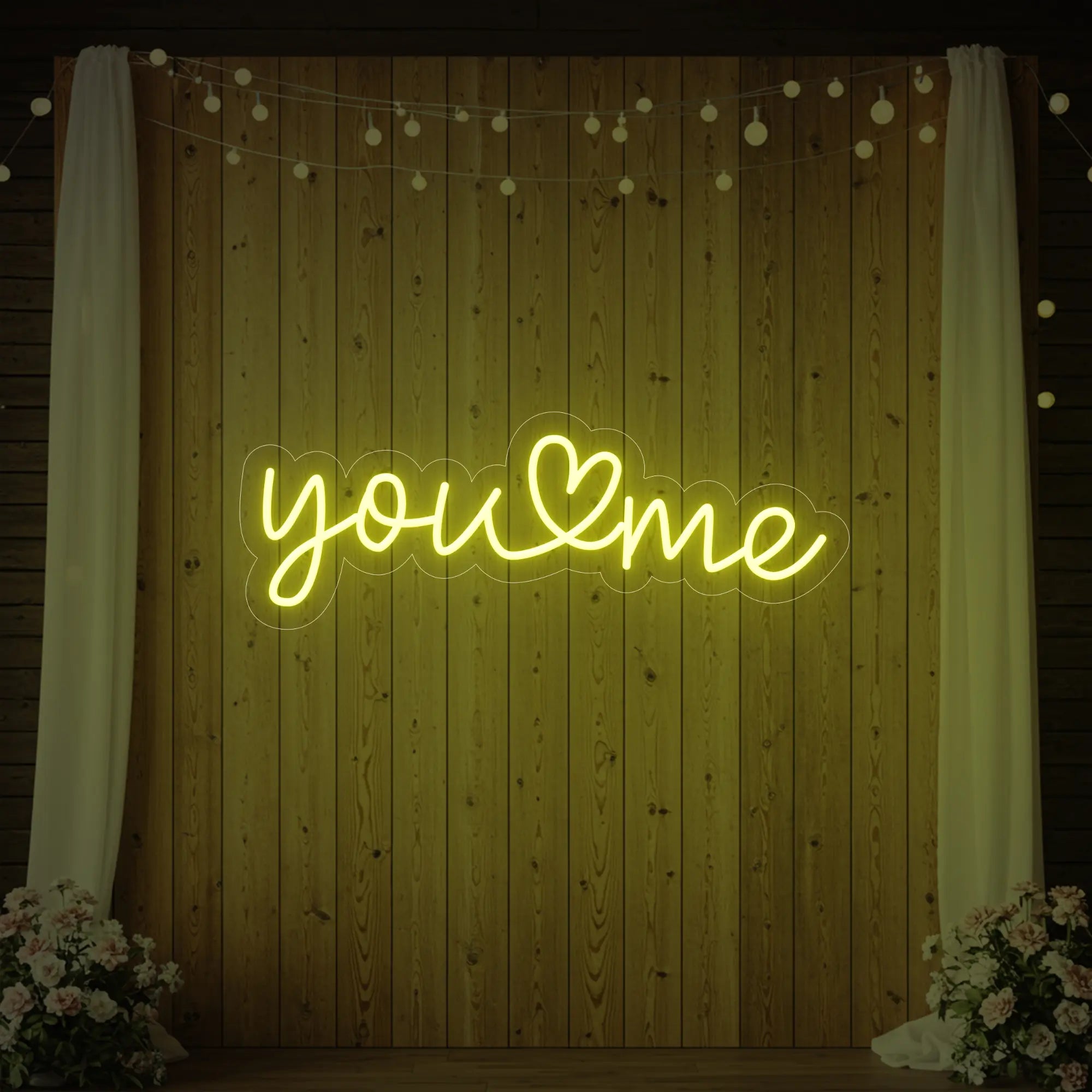 You Heart Me Neon Sign