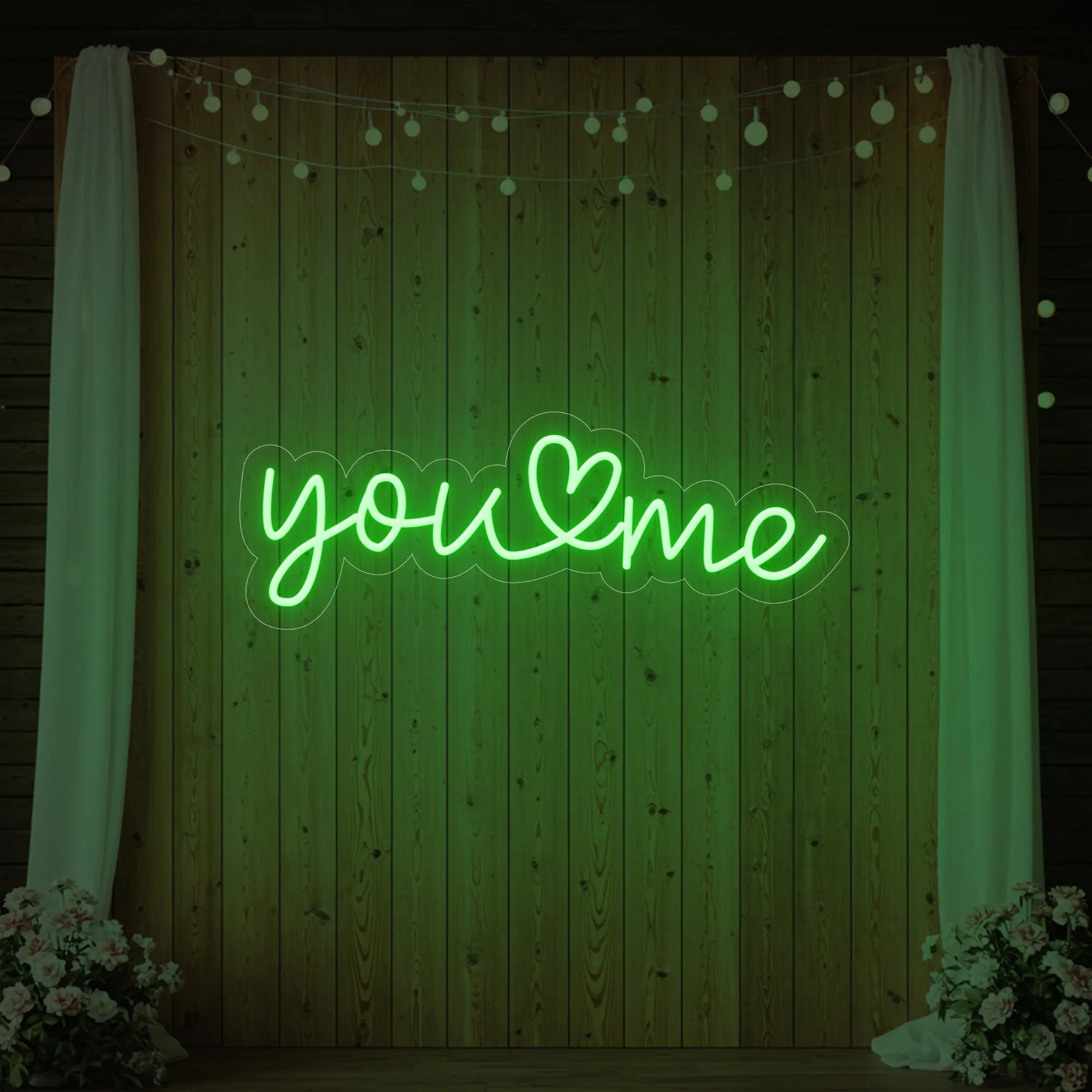 You Heart Me Neon Sign