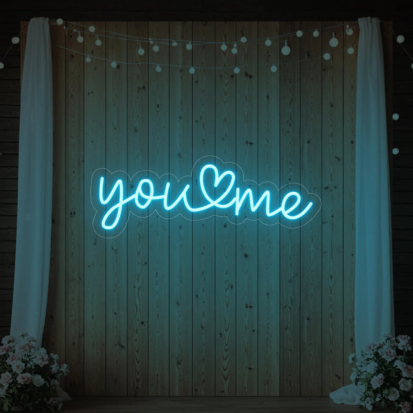 You Heart Me Neon Sign