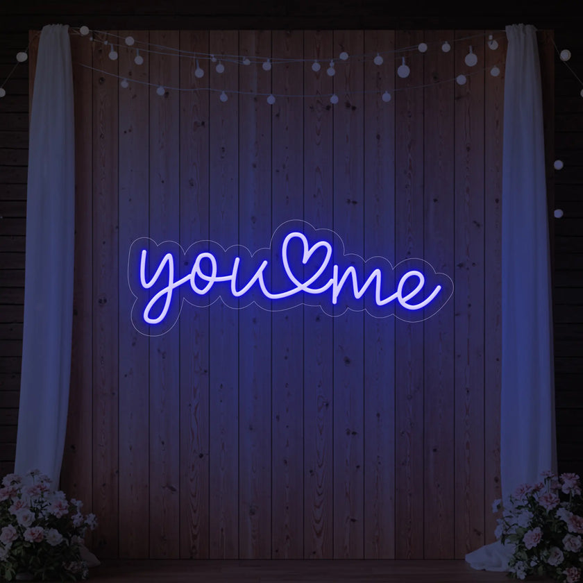 You Heart Me Neon Sign