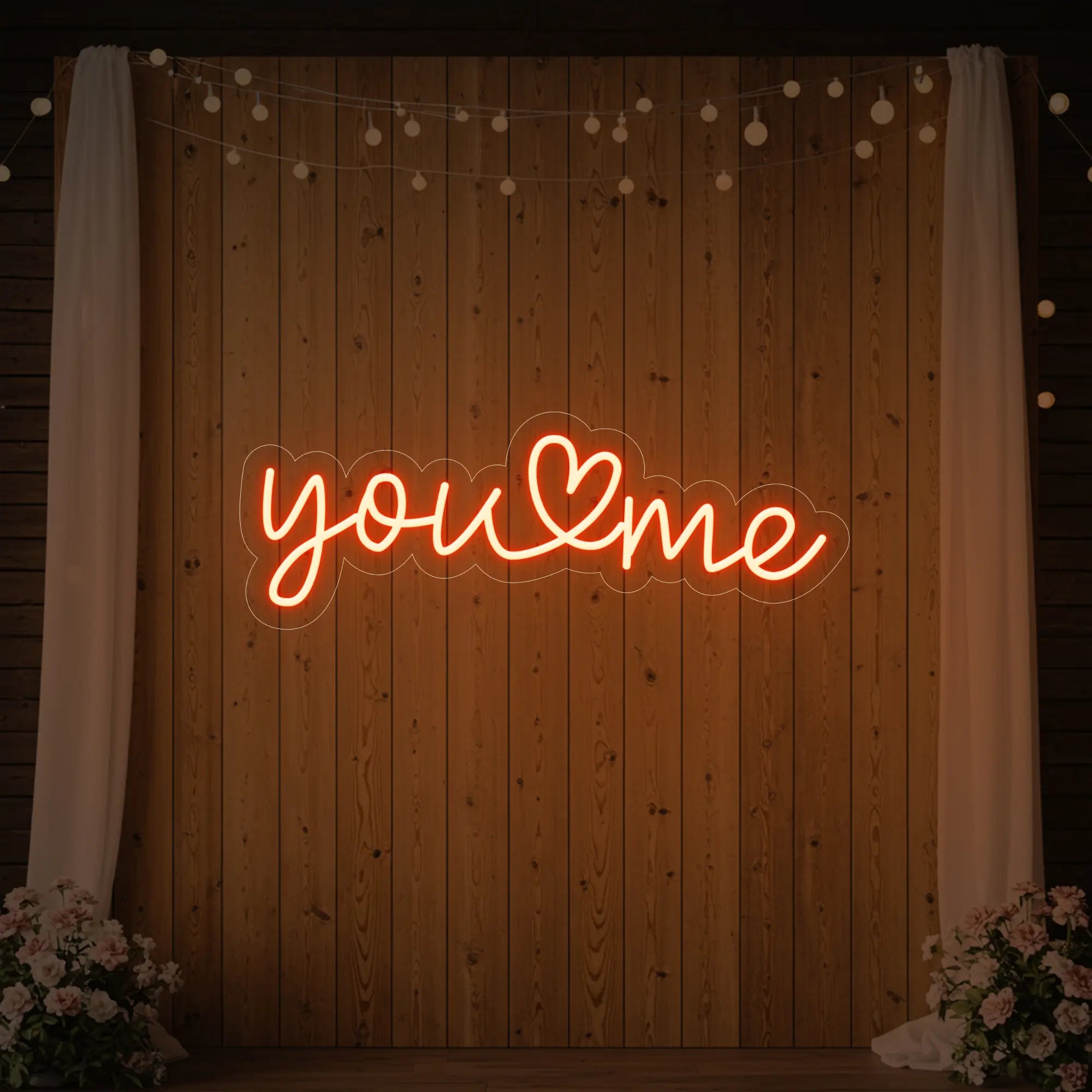 You Heart Me Neon Sign