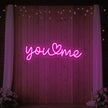You Heart Me Neon Sign