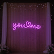 You Heart Me Neon Sign