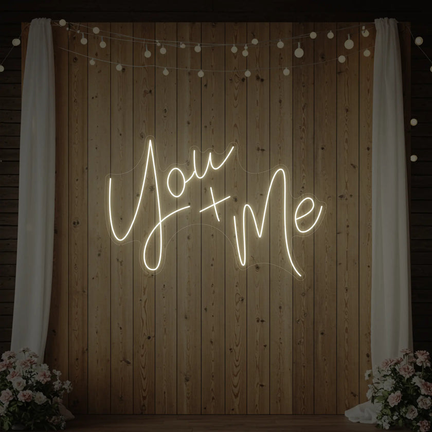 You+Me Neon Sign