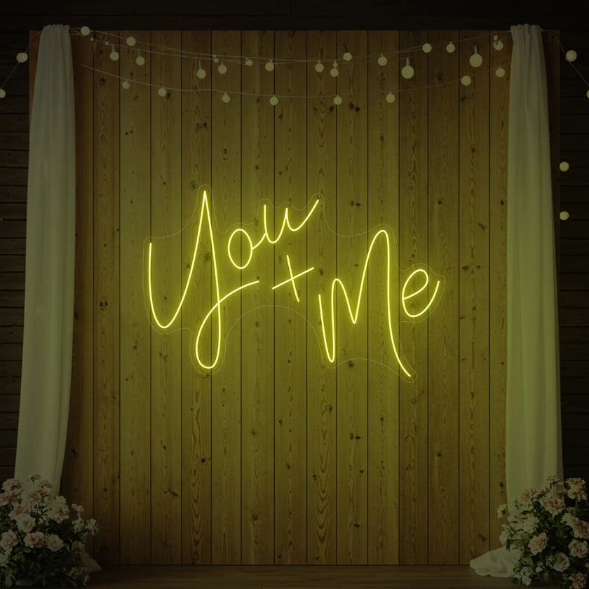 You+Me Neon Sign