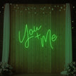 You+Me Neon Sign