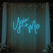 You+Me Neon Sign
