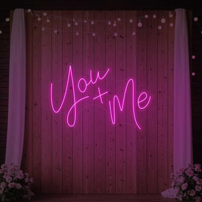 You+Me Neon Sign