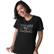 You Are My Sweetheart Rhinestone Shirt – Romantic Heart Sparkle Bling Tee | Bling Dazzel