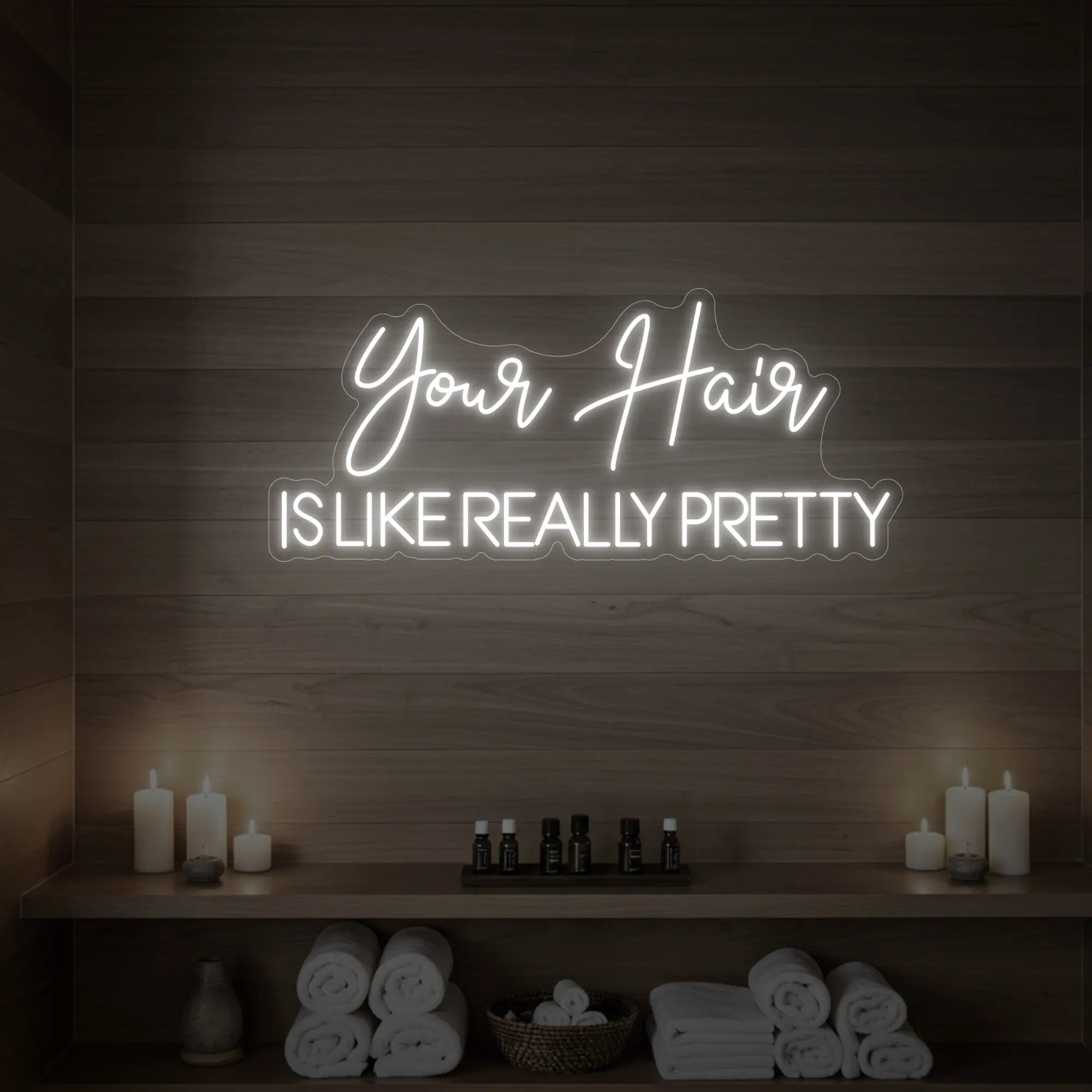 Your Hair Is Like Really Pretty Neon Sign
