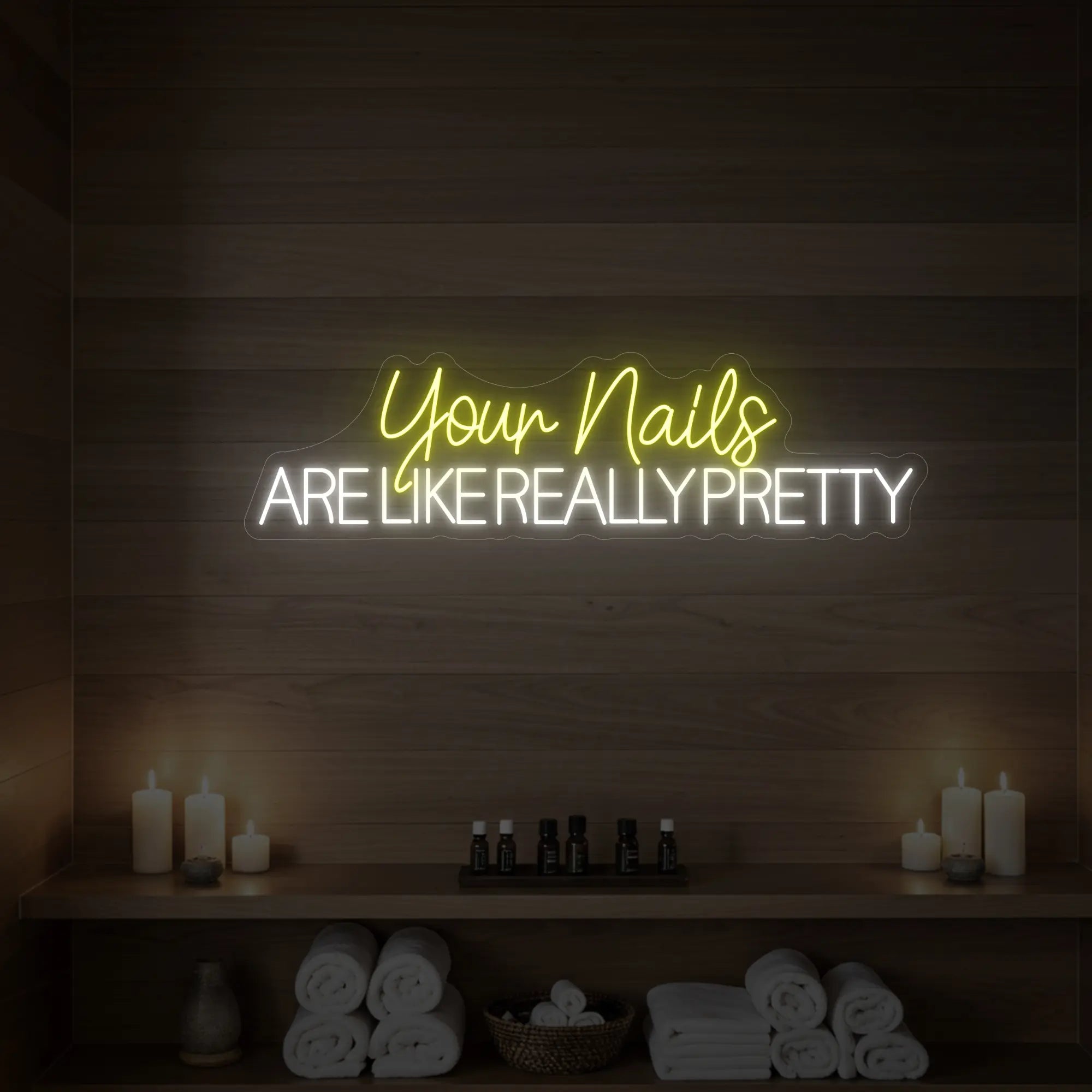 Your Nails Are Like Really Pretty Neon Sign