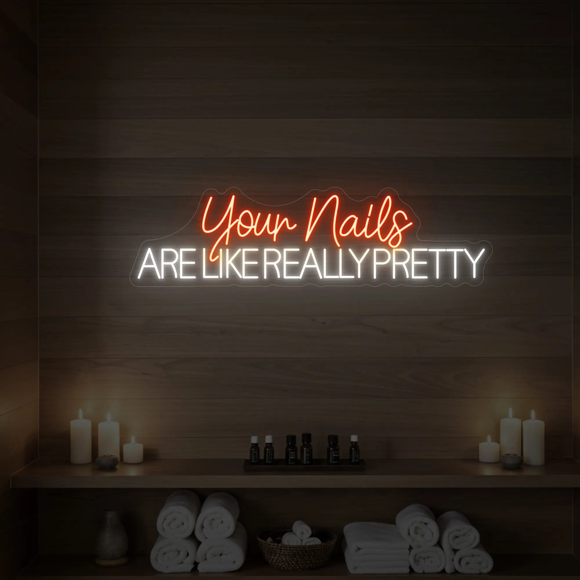Your Nails Are Like Really Pretty Neon Sign