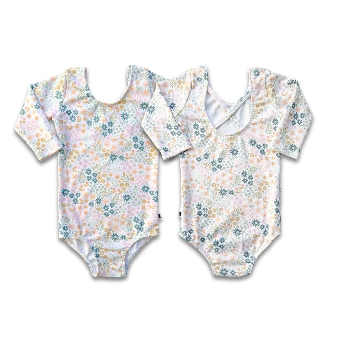 Youth Bamboo Audrey Bodysuit | Pastel Blooms