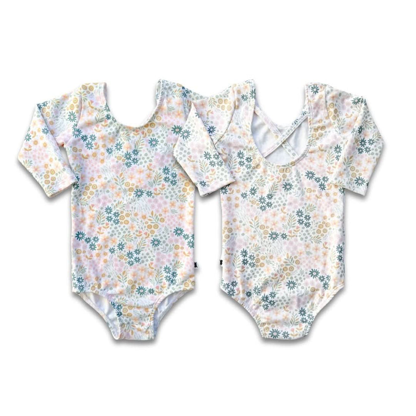Youth Bamboo Audrey Bodysuit | Pastel Blooms