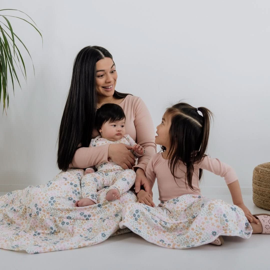 Youth Bamboo Audrey Bodysuit | Pastel Blooms