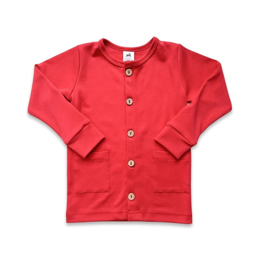 Youth Bamboo Cardigan | Berry