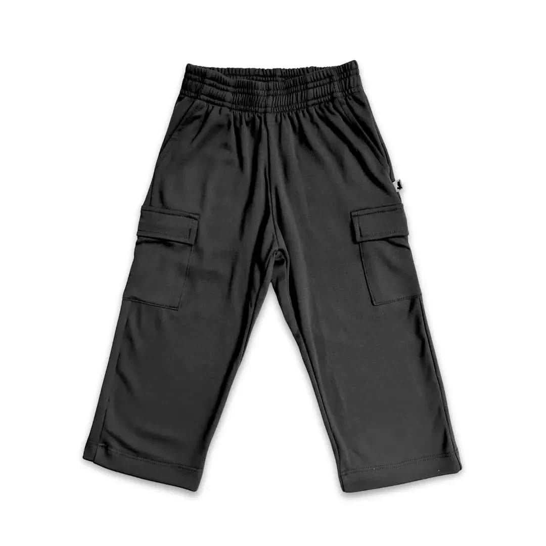 Youth Bamboo Cargo Pants | Navy