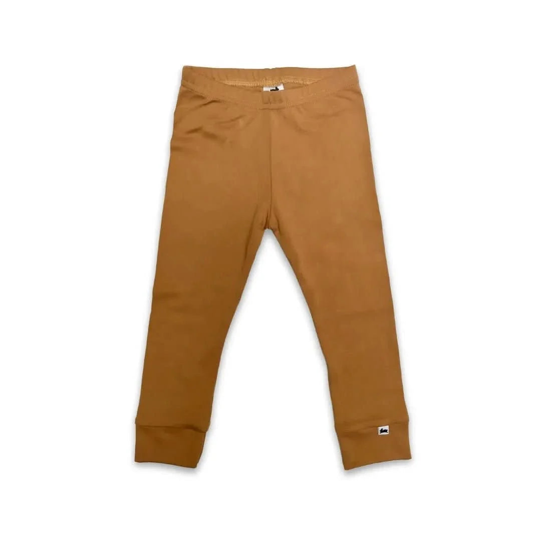 Youth Bamboo Leggings | Umber