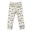 Youth Bamboo Leggings | Blue Checkers