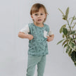 Baby/Kids' Bamboo Pocket T-Shirt | Market Veggies Cream