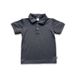 Youth Bamboo Polo Shirt | Blush Charcoal