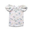 Youth Bamboo Puffed Sleeve T-shirt | Pastel Blooms
