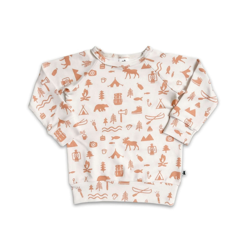 Youth Bamboo Raglan Pullover | Adventure