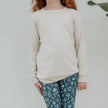 Youth Bamboo Raglan Pullover | Charcoal