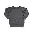 Youth Bamboo Raglan Pullover | Charcoal