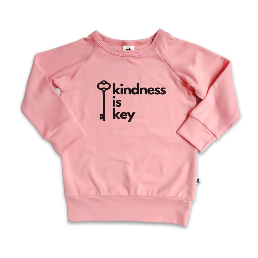 Baby/Kids' Graphic Bamboo Raglan Sleeve Pullover | Adventures Begin In My Own Backyard In Charcoal