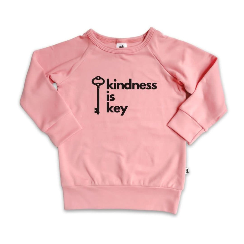 Baby/Kids' Graphic Bamboo Raglan Sleeve Pullover | Adventures Begin In My Own Backyard In Charcoal