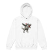 Chickasaurous Tyrannosaurs Pecks Youth heavy blend bunny hug (hoodie)